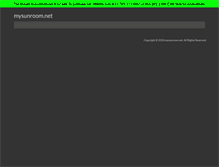 Tablet Screenshot of mysunroom.net